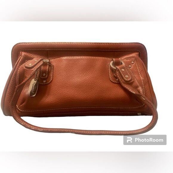 Tignanello Handbags - Tignanello Burnt Orange Leather